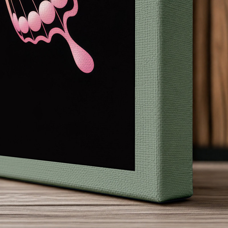 Luminous Butterfly Modern - Print, 24x16 - 61.0 x 40.6 cm, Sage Border