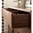 Black walnut multi-functional storage sideboard-1307144899