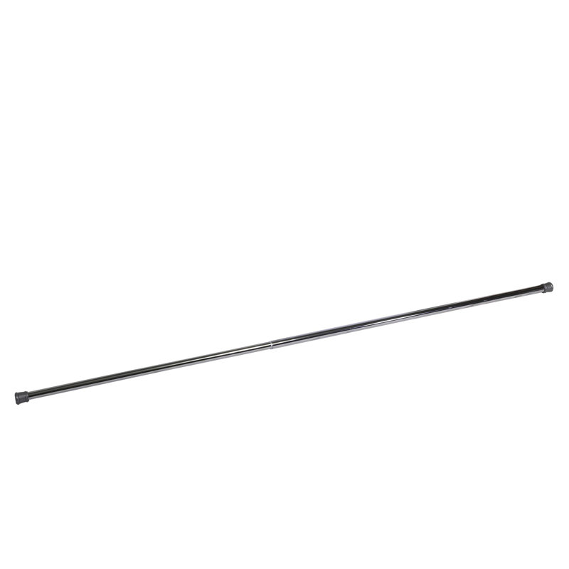Adjustable Straight Tension Shower Curtain Rod, Chrome