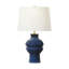 Thomas O'Brien Nova 1 Light Bedroom Home Office Living Room Lamp With White Linen Shade-1780087824