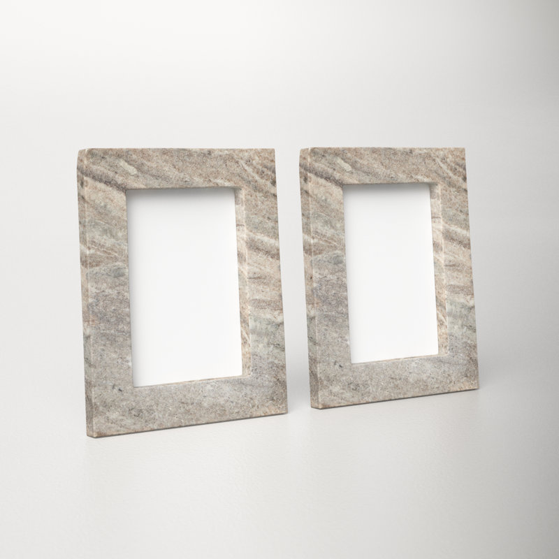 Tellis Brown Marble Matte Picture Frame, 5" x 7"