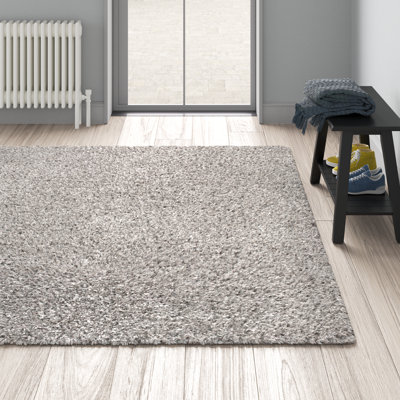 Gilkey Machine-Woven Gray Area Rug