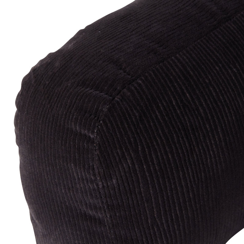 Coussin en microfibre Hyatt, Gris anthracite