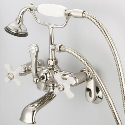 Stonington 3 Handle Clawfoot Tub Faucet