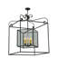 Lustre carré 36 po Kitzi