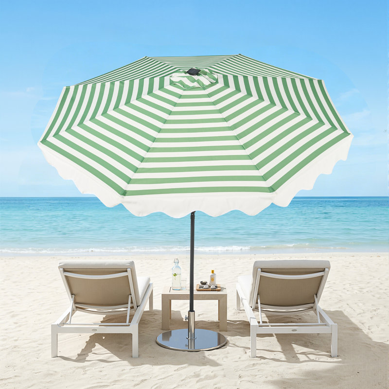7.5 ft patio umbrella with crank multi color beach theme Bluewater Tilt Outdoor while the 8 glass fiber ribs ensure strength and stability Blissun 7.5 ft Patio Umbrella,