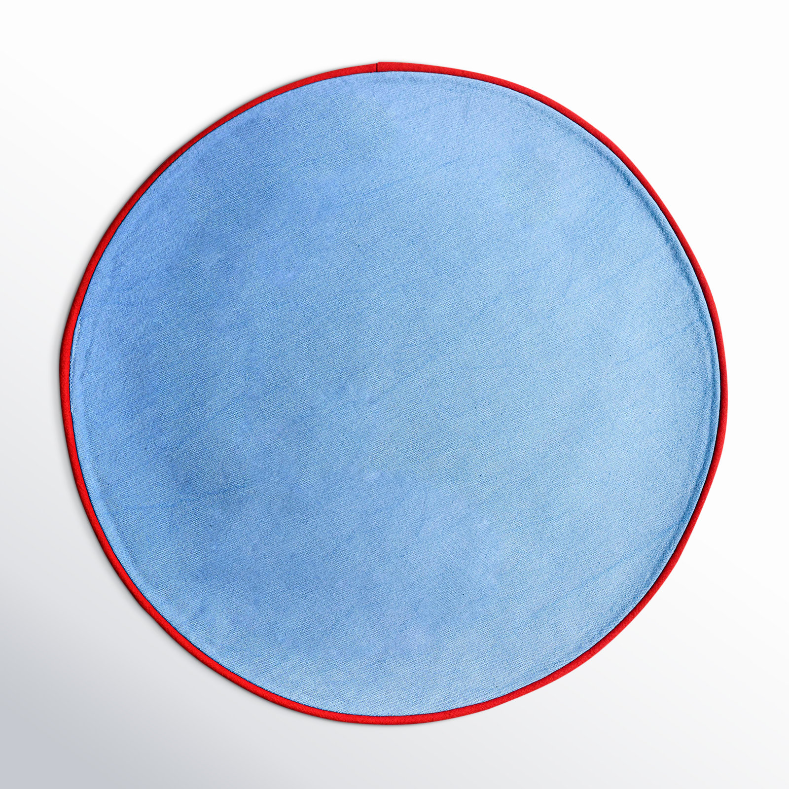 Blush And Pine Color Block Round Placemat Set Of 4