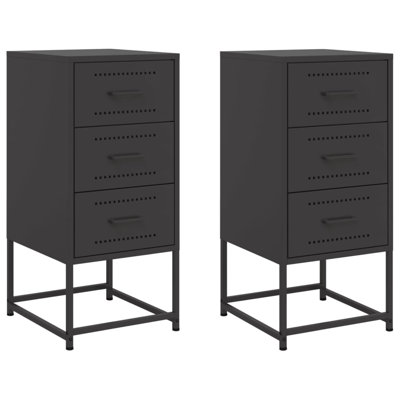 Raddatz 36cm W Steel Bedside Table