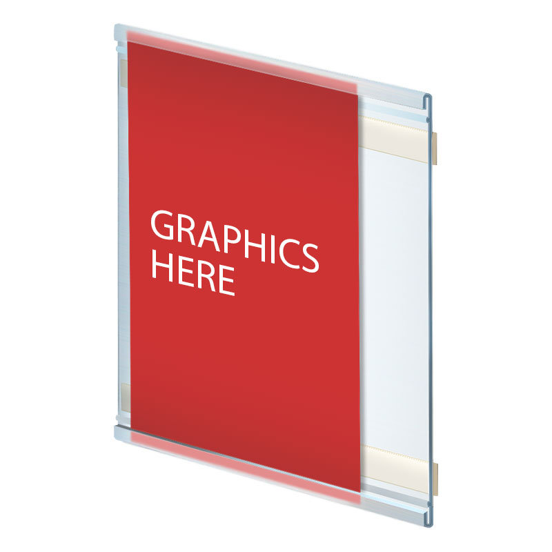 8.5"W x 8"H Adhesive-Back Nameplate, 10-Pack