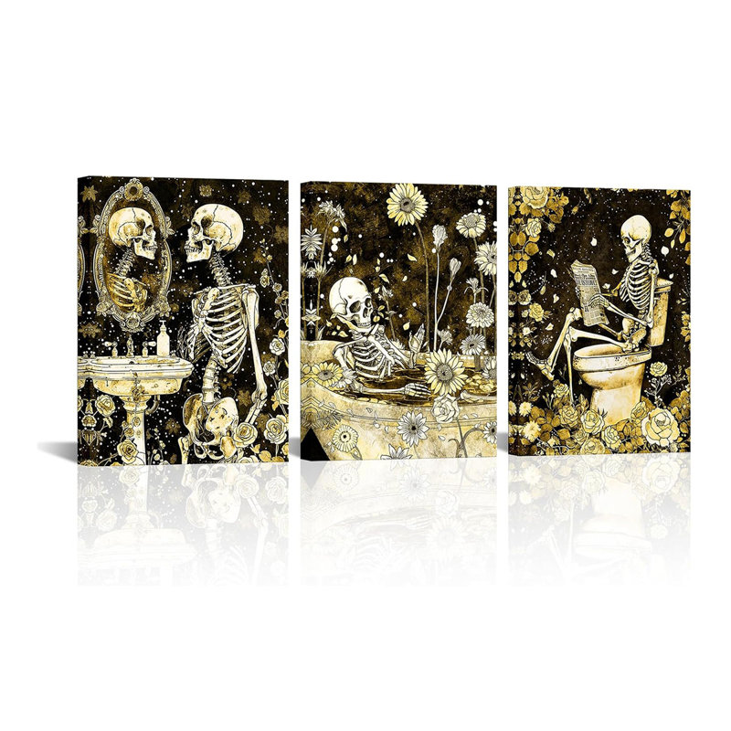 3 Piece Wrapped Canvas Wall Art