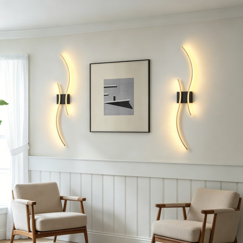 Ensemble de 2 appliques murales rechargeables à piles, à intensité variable avec télécommande et capteur tactile, gradation continue, 3 températures de couleur, minuterie, installation rapide sans câblage