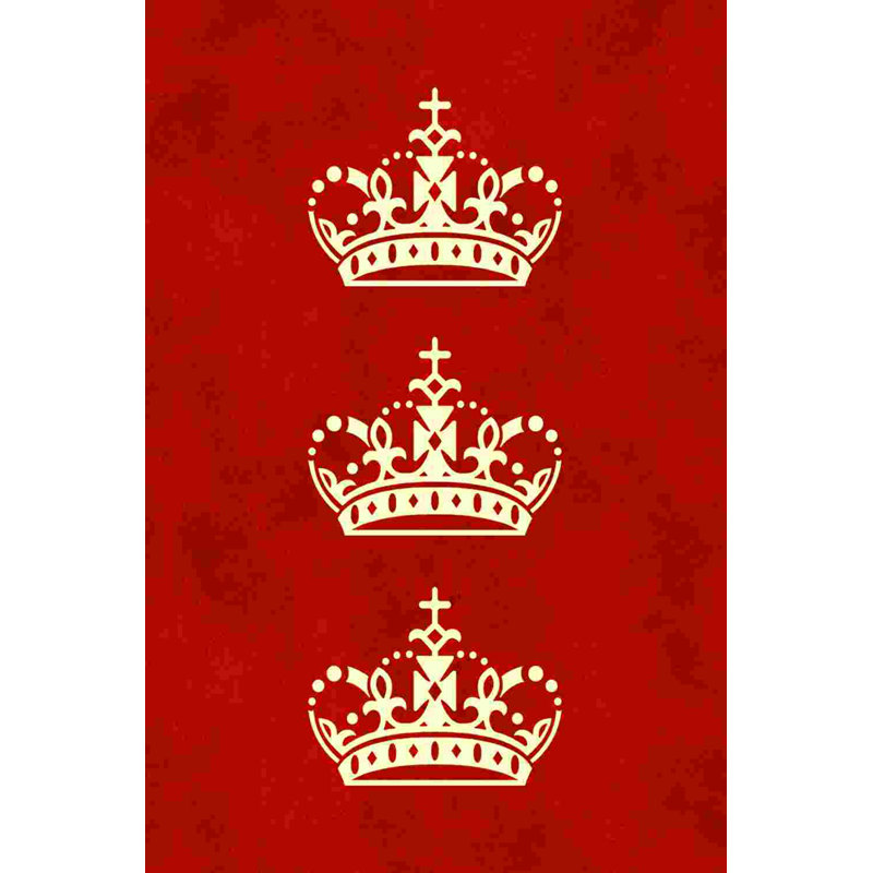Triple couronne, H 18 po x l 12 po