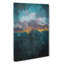 Mountains In California In Abstract - Wrapped Canvas Print-55307900