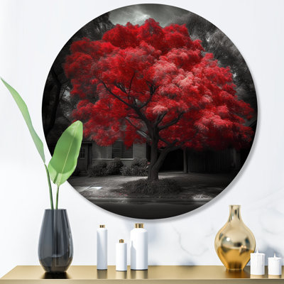 " Red Tree Blossom Haven II "