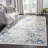 Felty Oriental Ivory/Aqua Area Rug-589831200