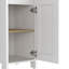 Armoire à linge Jannès, deux tablettes ouvertes, porte simple-1386596079