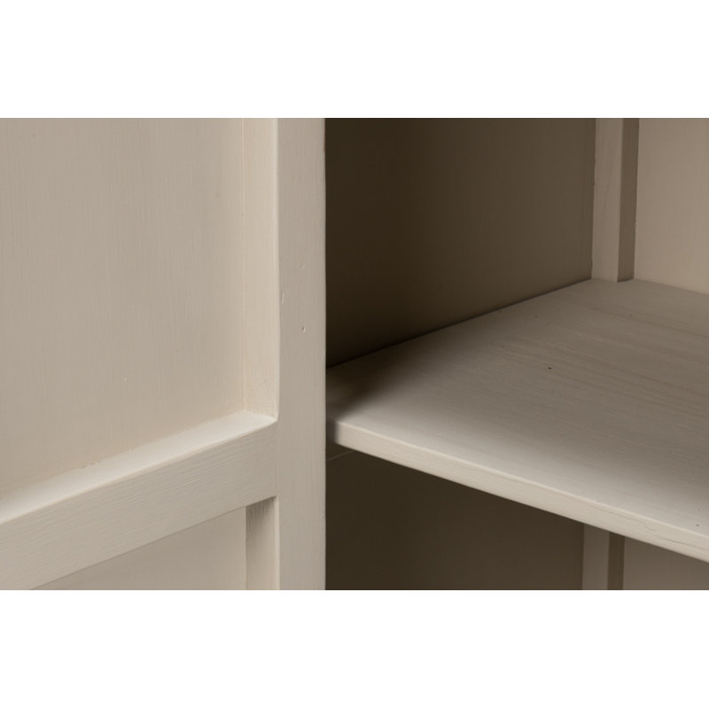 Villefranche Solid Wood Sideboard, Stone Gray
