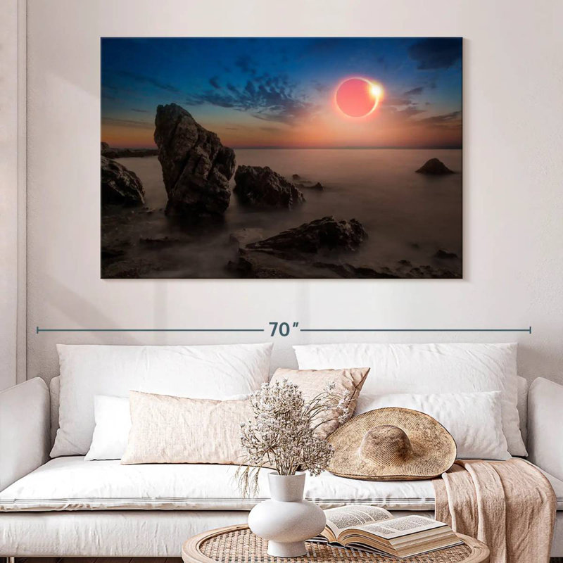 Gillard Solar Eclipse Gillard Scene, 34" H x 51" W
