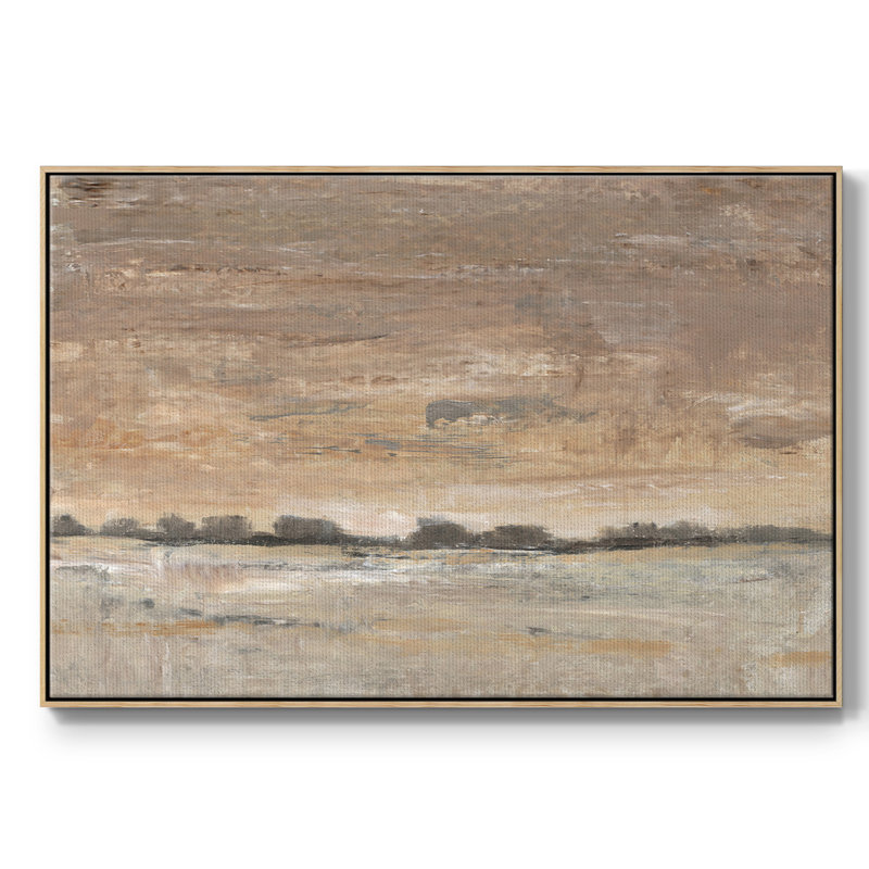 «Early Evening Light I», reproduction sur toile, H 27 po x l 41 po x P 2 po, Naturel