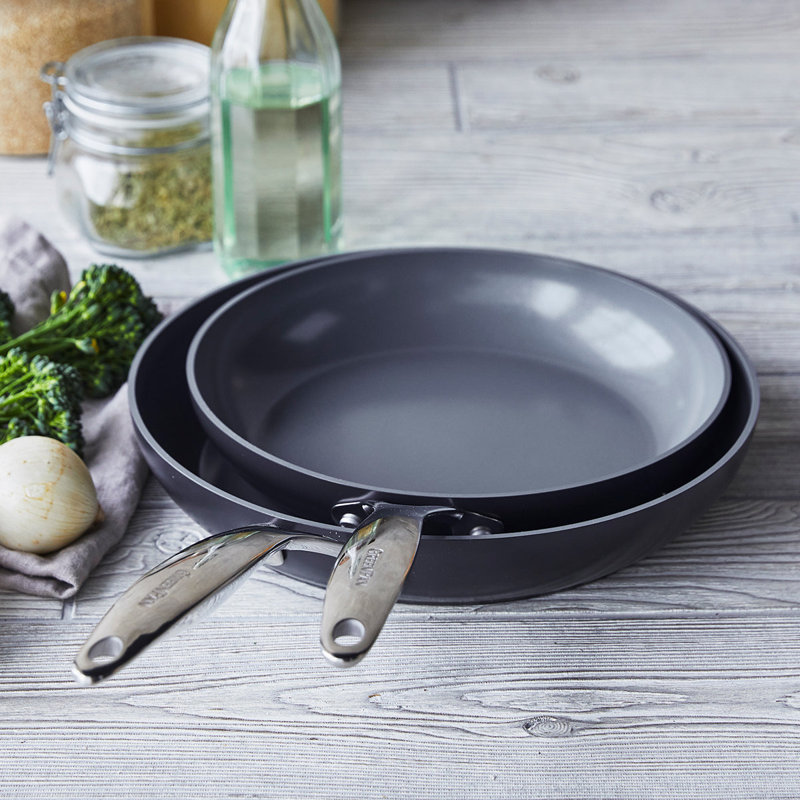 GreenPan Valencia Pro Healthy Ceramic Nonstick 2 Piece Frying Pan Set