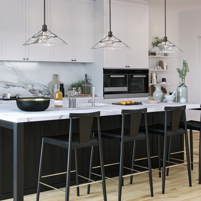 Sutherby 1 - Light Matte Black Shaded Pendant