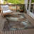 Berwin Washable Abstract Indoor / Outdoor Rug-1151981265
