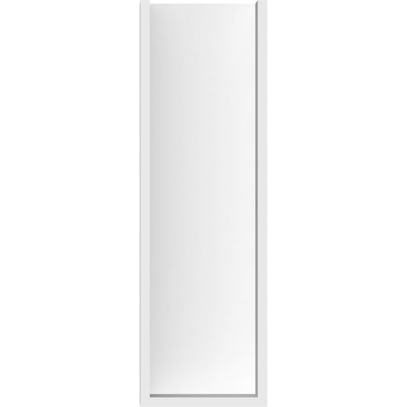 Persienne en PVC de qualité architecturale avec extrémités en bloc Thorton, L 5 po, H 16 po x P 16 po