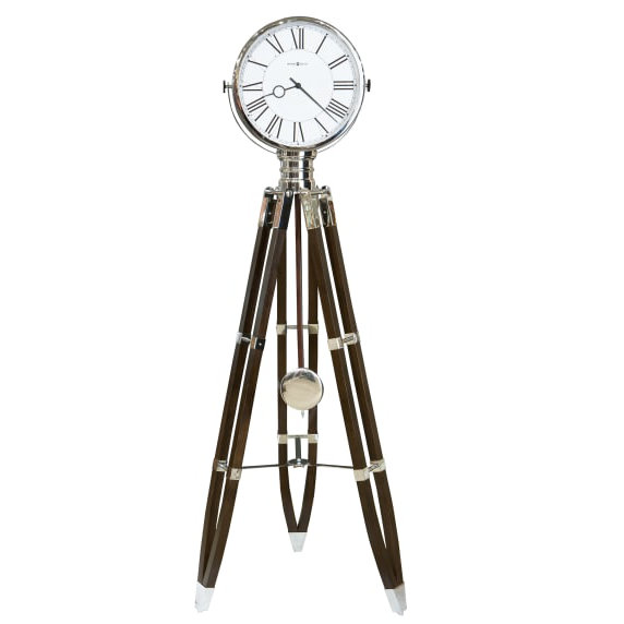 186.7cm Solid + Manufactured Wood Floor Clock