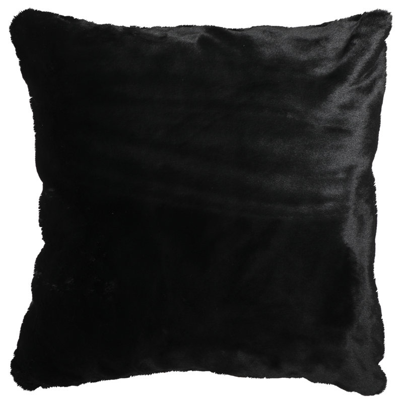 Ours noir Wooded River - taie décorative européenne - 26 x 26, Noir