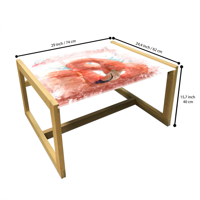 Jalante Sled Coffee Table, 62cm H x 74cm W x 40cm D