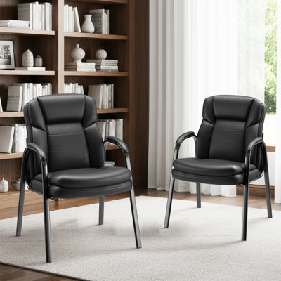 Upholstered Office Chair Conference Chair by Red Barrel Studio