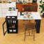 Kitchen Island with Extendable Dining Table, Double-Sided Storage, Power Outlet and Adjustable Shelves-208941648