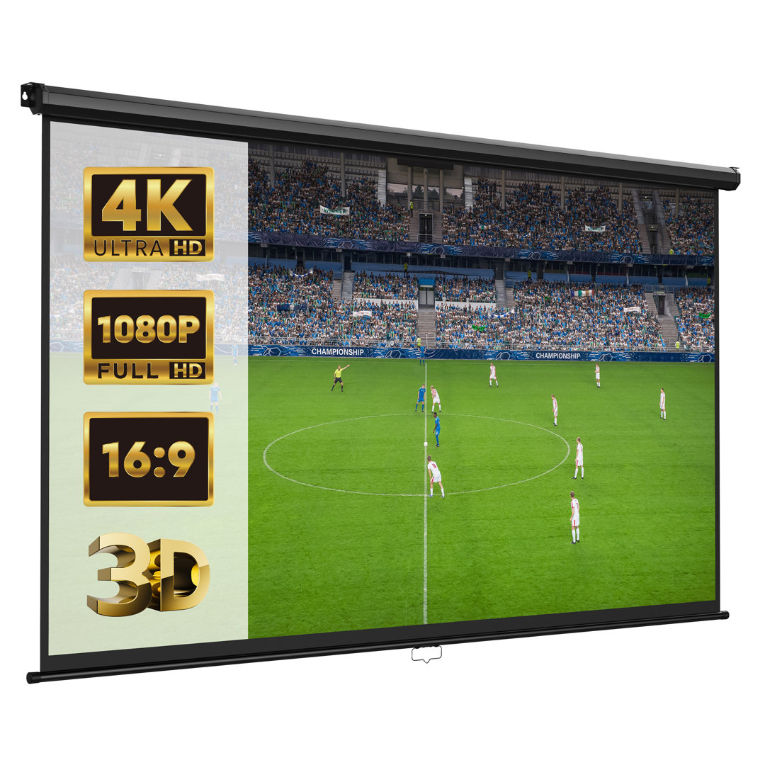 VonHaus Manual Projector Screen Projector Screen