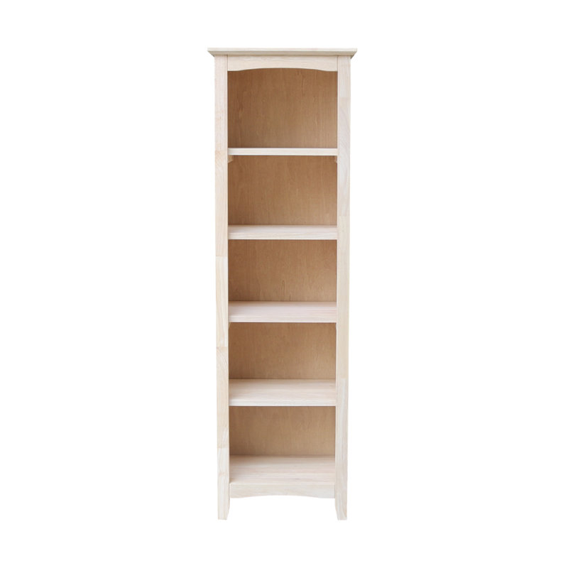 Bodenheim Bookcase, (5 Shelves) 60" H x 18" W x 12" D