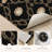 Geometric Medallion Non-Slip Washable Kitchen Mats