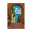 Arch With The View Of The Tuscan Countryside, Pienza, Tuscany, Italy by George Oze - Wrapped Canvas Print-522927393