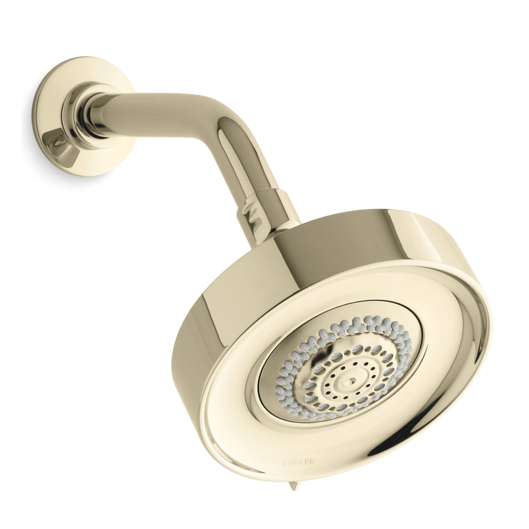 Purist 2.5 GPM Multifunction Wall-Mount Shower Head, Vibrant French Gold
