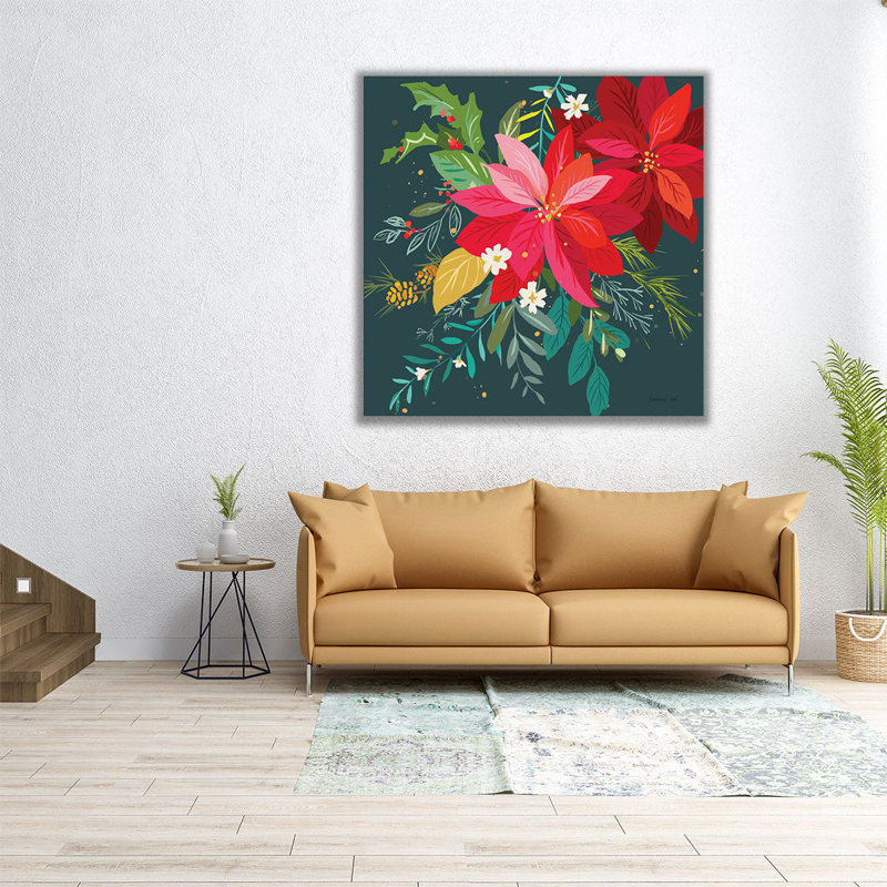 Graphic Christmas II - reproduction d'art sur toile, H 12 po x l 12 po
