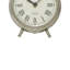 Horloge de table analogique analogique en acier inoxydable