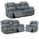 Ebern Designs Michalitsa 3 Piece Faux Leather Living Room Set