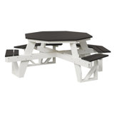 Berlin Gardens Regular Top With Base Ada Octagon Picnic Table