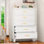 Commode 5 tiroirs Modern White