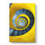 Yellow Spiral Staircase - Wrapped Canvas-56657981