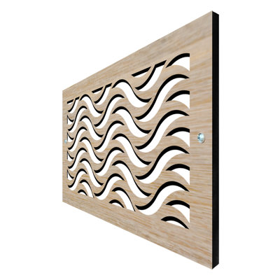 Stellar Air Wall And Ceiling Registers 6x24 ( Duct Opening) 8x26 Overall Size -Waves