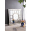 Miroir mural 48 po x 48 po de style antique avec cadre en miroir