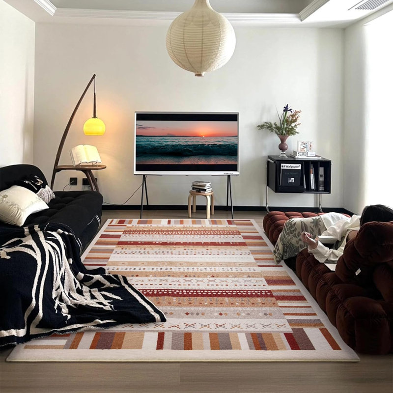 Laquata Moroccan Indoor Rug, Rectangle 6' x 9'