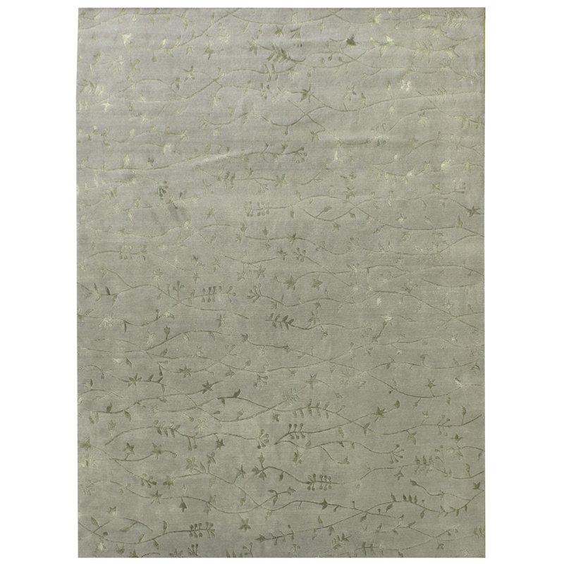 Tapis gris / ivoire Sweetbriar, Rectangulaire 8 pi x 10 pi 2 po