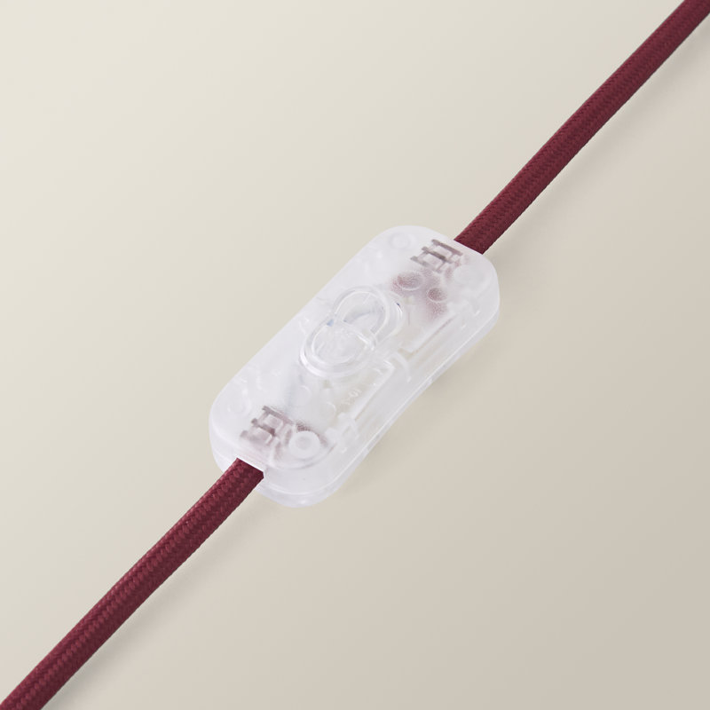 Lamp, Burgundy, Without Bulb
