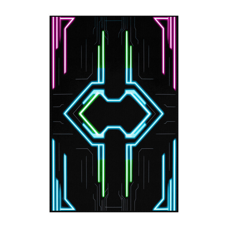 Technotronic Spark Rug, Rectangle 4' x 6'