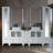 Mance 102" Double Bathroom Vanity Set with Mirror & Linen Closet-24550971